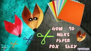 How To make paper fox easy |papershade ||