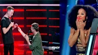 &ldquo;Marriage Proposal&rdquo; On The Voice Australia 2018 - Nathan Brake &ldquo;Jealous&rdquo; - Blind Audition
