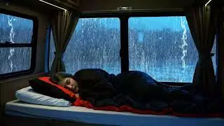 Rain Sounds for Sleep 🚗 Deep Car Rain Ambience to Calm Your Mind Fast