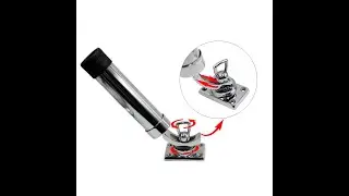 360 degree adjustable fishing rod holder