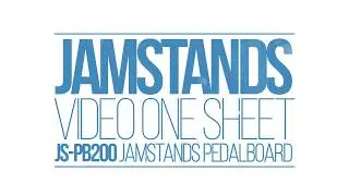 The JamStands JS-PB200 Pedalboard from Ultimate Support