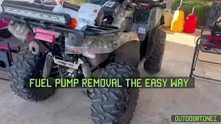 2020 Kawasaki Brute Force Fuel Pump Removal The Easy Way 