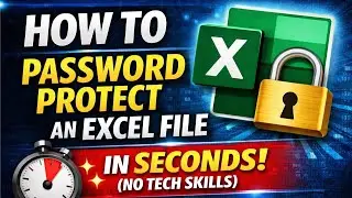 How to Password Protect an Excel File | Guide | Password Encrypt Excel Workbook Open Modify Tutorial
