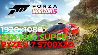 Forza Horizon 5 na GTX 1660 SUPER + RYZEN 7 5700X3D