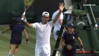 V.Lilov - J.P.Jones, Wimbledon 2021, boys' singles quarter-final