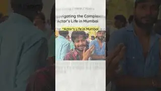Worst career is Acting 😥 #mumbai #minivlog #shorts #acting