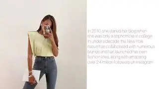 Danielle Bernstein, Fashion Influencer and Macy's Founder. 💕