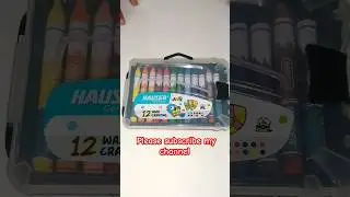 Unboxing Hauser ARTZ Crayons kit #stationery #colouring #artkit #stationary #hauser