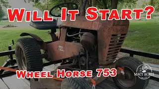 Will It Start? Resurrecting a 1963 Wheel Horse 753 Garden Tractor!