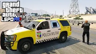 GTA V Rotina Policial: PM Rio grande do norte em Perseguição - PMRN Ep.208 MOD POLICIA