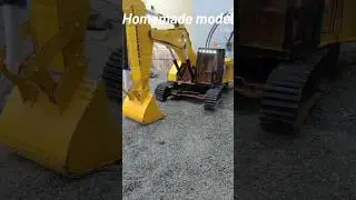 Homemade cardboard excavator #automobile