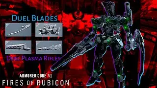 Balteus Boss vs Dual Blades Dual Plasma Rifle Build - Armored Core 6 Fires of Rubicon