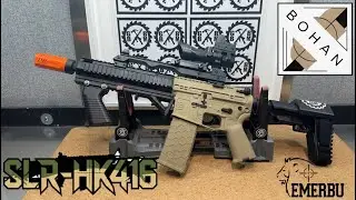 ⚡️🔥CUSTOM! Bohan &ldquo;SLR-HK416&rdquo; (TOY) Gel Ball Blaster! - M95 UPGRADE ⚡️🔥