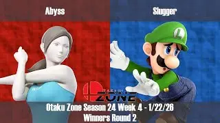 OZone24W4 - W2 - Abyss [Wii Fit Trainer] vs Slugger [Luigi]