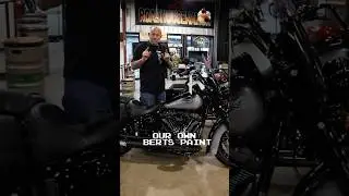 Bert Pushes Out Another Custom Paint Scheme On A 2025 Softail Heritage