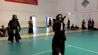 [1st Amity] Ahn (white) vs Dao Duy (red) - men individual.