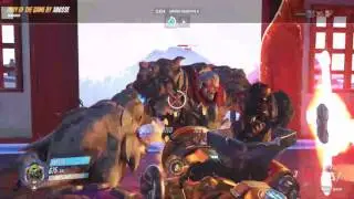Roadhog launches Reinhardt into space