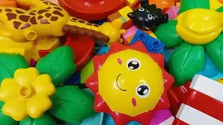 Satisfying building block marble run ☆ Create an interesting marble track building, using Lego Duplo