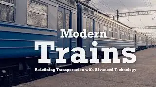 Modern Trains: Redefining Transportation with Advanced Technology #trains #railway