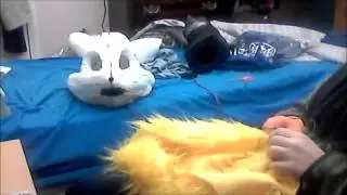 renamon fursuit build progress #8 [final update vid!!]