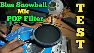 Blue snowball mic test / blue snowball pop filter test 2022 / blue snowball price / blue snowball