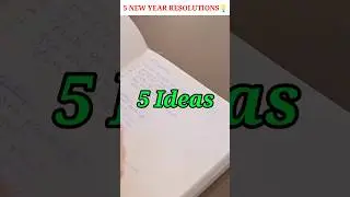 5 New Year Resolution Ideas You Must Add On Your List💡💯 #shorts #newyear2023