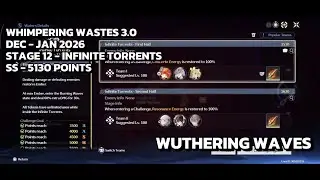 [Wuthering Waves Event] Whimpering Wastes 12 - Infinite Torrents - January 2026 - New WhiWa 3.0 - SS