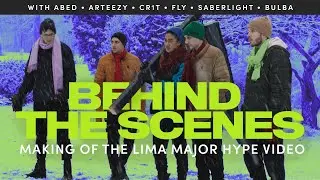 Making Of Behind The Scenes of Lima Hype | Abed Arteezy Cr1t Fly SabeRLight | Shopify Rebellion Dota