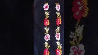 #embroidery #flowers #shorts #shortvideo #haterkaj