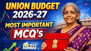 Union Budget 2026-27 Most Important Mcq's #unionbudget2026 #unionbudget