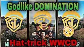 Godlike 3 Chicken Dinner 😱🔥🔥💛| Godlike back to back WWCD Hat - trick 🏆| #bgmi #godlike #jonathan