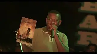 Gza speak on his first album Words From The Genius at the Back To Basics Festival in Garden Grove