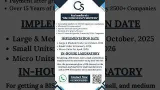 BIS Certification Update 2025 | Stainless Steel Sinks (Domestic Use) | FMCS License | ISI Mark