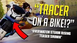 OVERWATCH TALK | TRACER RIDES A BIKE IN NEW ARCHIVES TEASER | OVERWATCH STORM RISING