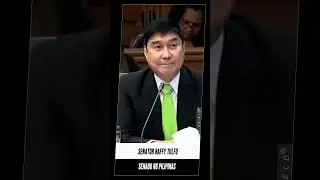 Senator Raffy Tulfo: Privilege Speech during the Senate Blue Ribbon Committee hearing Flood Control