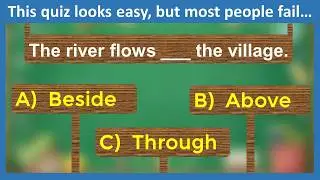 This quiz looks easy, but most people fail… Can You Pass???
