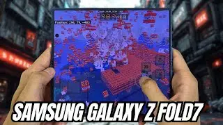 Samsung Galaxy Z Fold 7 test game Minecraft | Snapdragon 8 Elite
