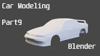 High Poly car modeling in blender Part9