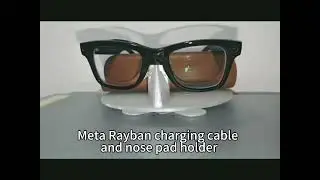 Meta Rayban two-in-one charging cable and nose pad holder