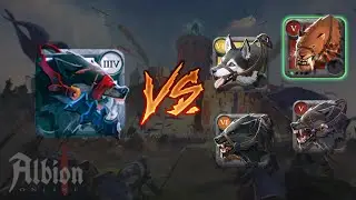 ¿El Gank MÁS CARO de Albion Online? 🤑🐺 ¡Con un LOBO de ÉLITE!