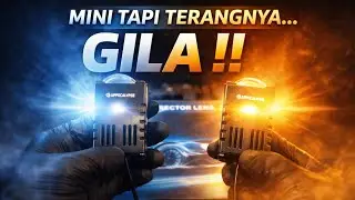 Lampu Tembak Mini Laser Super Terang APPOCALYPSE,low/high 60Watt!!😱