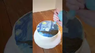 Starry Night cake