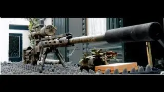 (custom airsoft) HOMEMADE STOCK XM2010! (works only with gas snipers!)