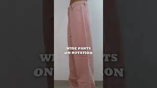 Denim Wide Pants Haul 👆 Pants Haul & Lookbook ☝️ Pink or Blue? #denim #pants #haul #lookbook #shorts