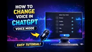 How To Change Voice In ChatGPT Voice Mode