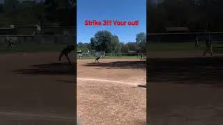 Strike OUT!! Strike 3 Your OUT!!!!BASEBALL LITTLE LEAGUE! #strike #littleleague #baseball