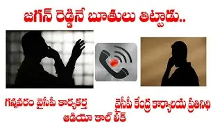 జగన్ రెడ్డి ని ' నీ యమ్మ.. ' అని తిట్టాలని ఉంది | YSRCP Leader Audio Cal Leak | Fata Fut News
