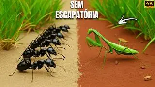 GUERRAS DO MICROMUNDO: Formigas, Louva-a-Deus e Vespas em Duelos Mortais | Document&aacute;rio da Natureza