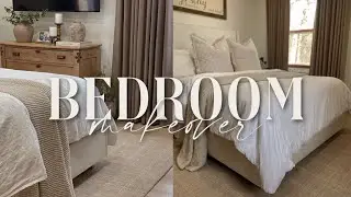 PRIMARY BEDROOM MAKEOVER | Bedroom Transformation & Vintage Inspired Neutral Home Decorating