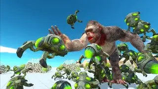 Xenoverm army attack the boss faction animal revolt battle simulator